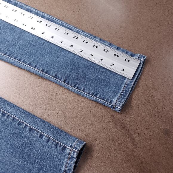 Alloy Apparel Tall Heidi Ultra High Rise Jeans Women Jr 16/37 Blue Skinny Sleek - Picture 6 of 13